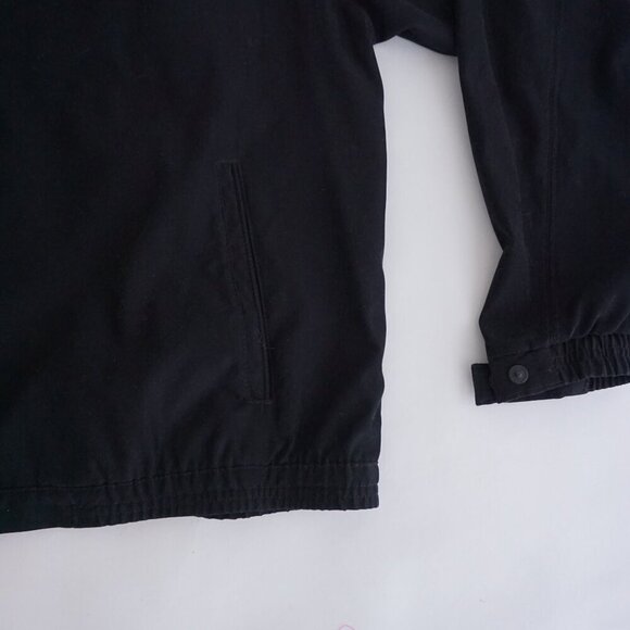 Vintage 90s Antigua Black Goderich Sunset Golf Club Zip Up Windbreaker Jacket XL - Picture 5 of 10